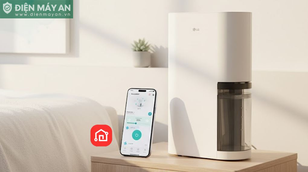 Máy hút ẩm LG Dual Inverter 34 lít DD20GMWE1.ABAE